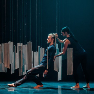 Harrison Hall and Ashley McLellen in Torrent by Lisa Wilson. Photo: Amber Haines.